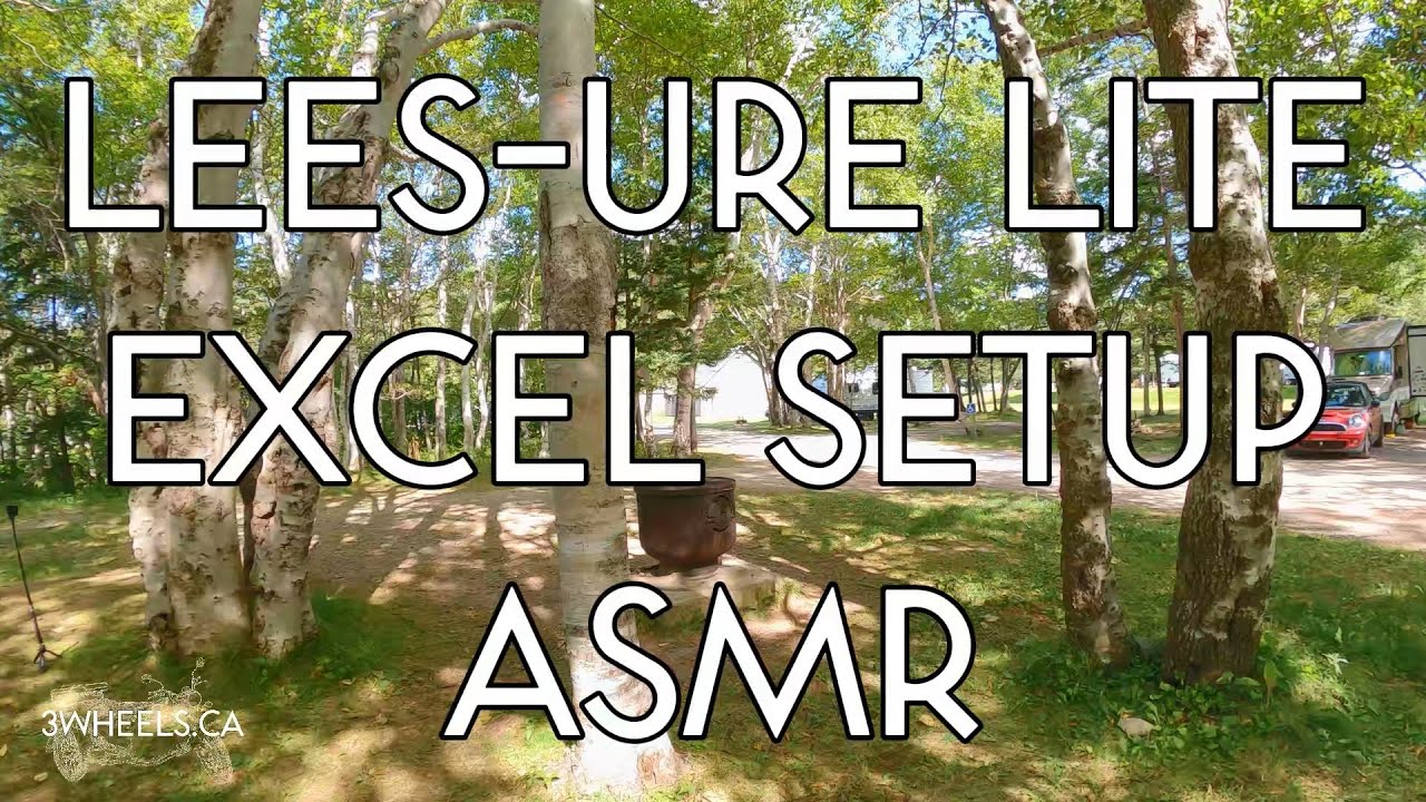 Lees-ure Lite (Sunlite) Excel Trailer Setup ASMR