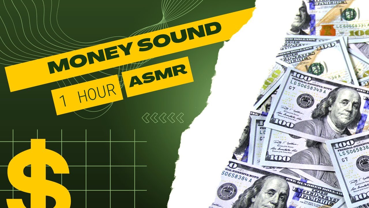 💰💰💰 Dollar Count Relaxing Sound of Money ASMR - Feel Rich in Just 1 Hour 🤑🤑🤑 #money #sounds #asmr