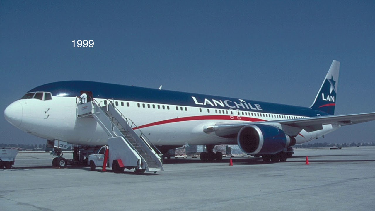 LATAM Airlines Chile Boeing 767-200/-300 fleet history 1986-present