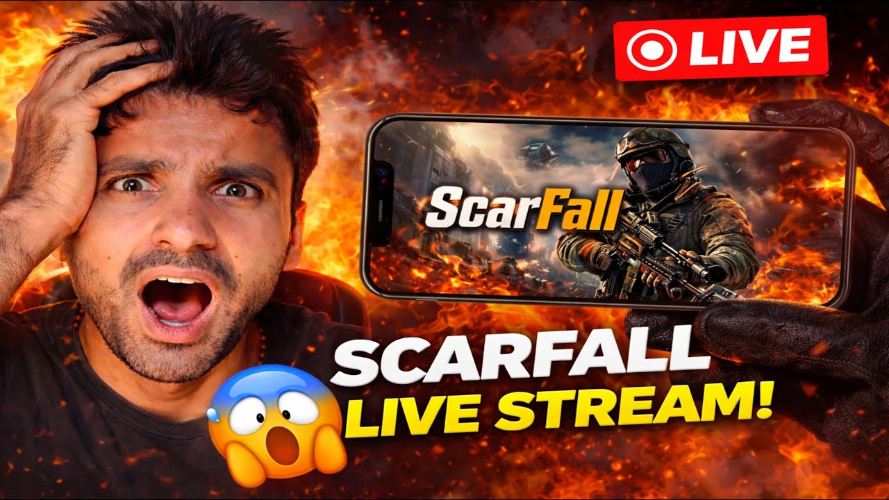 ScarFall Long Live Stream 🔴 | Full Gameplay | Hindi