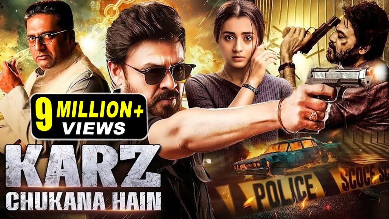 Venkatesh | New Released South Indian Movie In Hindi 2025 | Trisha | South Action Movie | New Movie