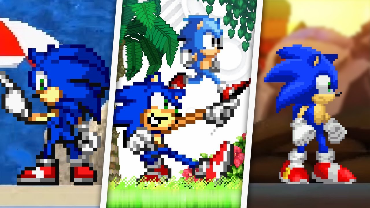 3D Sonic Games in a 2D Style!