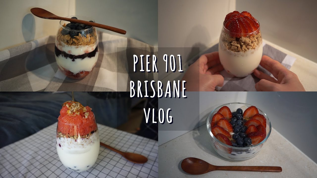 🇦🇺YogurtBowls요거트볼 모음 I 홈카페놀이 I 다이어트 한끼 레시피 I 그래놀라,씨리얼 추천_호주일상 브이로그 Pier 901 Brisbane Vlog