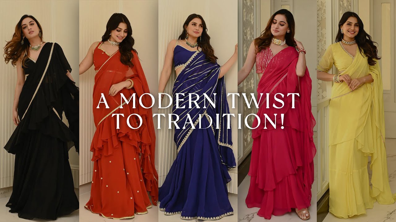 Wedding Saree Trends 2025 | Elegant Drape Sarees by Bunaai