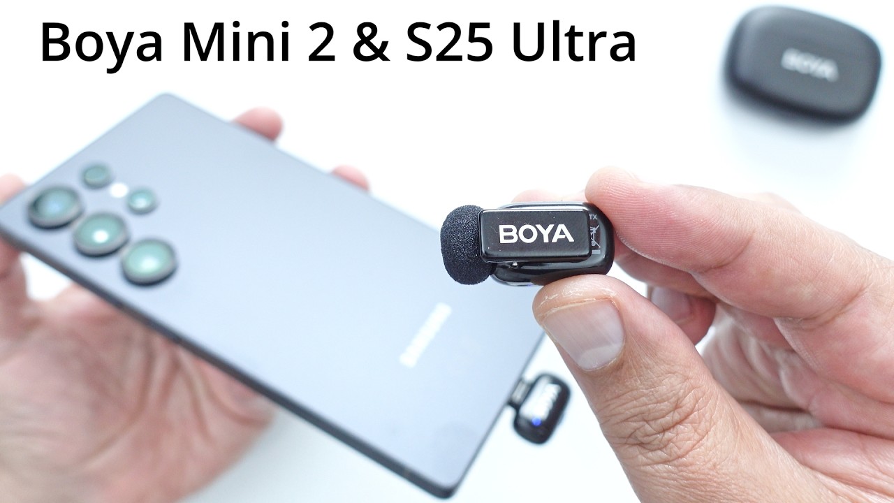 Тест микрофонов Boya Mini 2 и S25 Ultra
