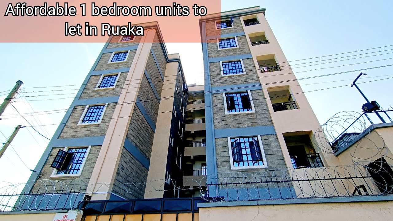 Very affordable 1 bedroom apartment units to let in Ruaka / 18-20k per month one bedroom for rent