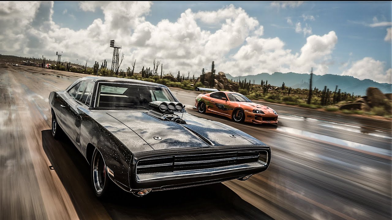 Forza Horizon 5 Drag Race: Fast X Dom's Charger vs F&F Toyota Supra