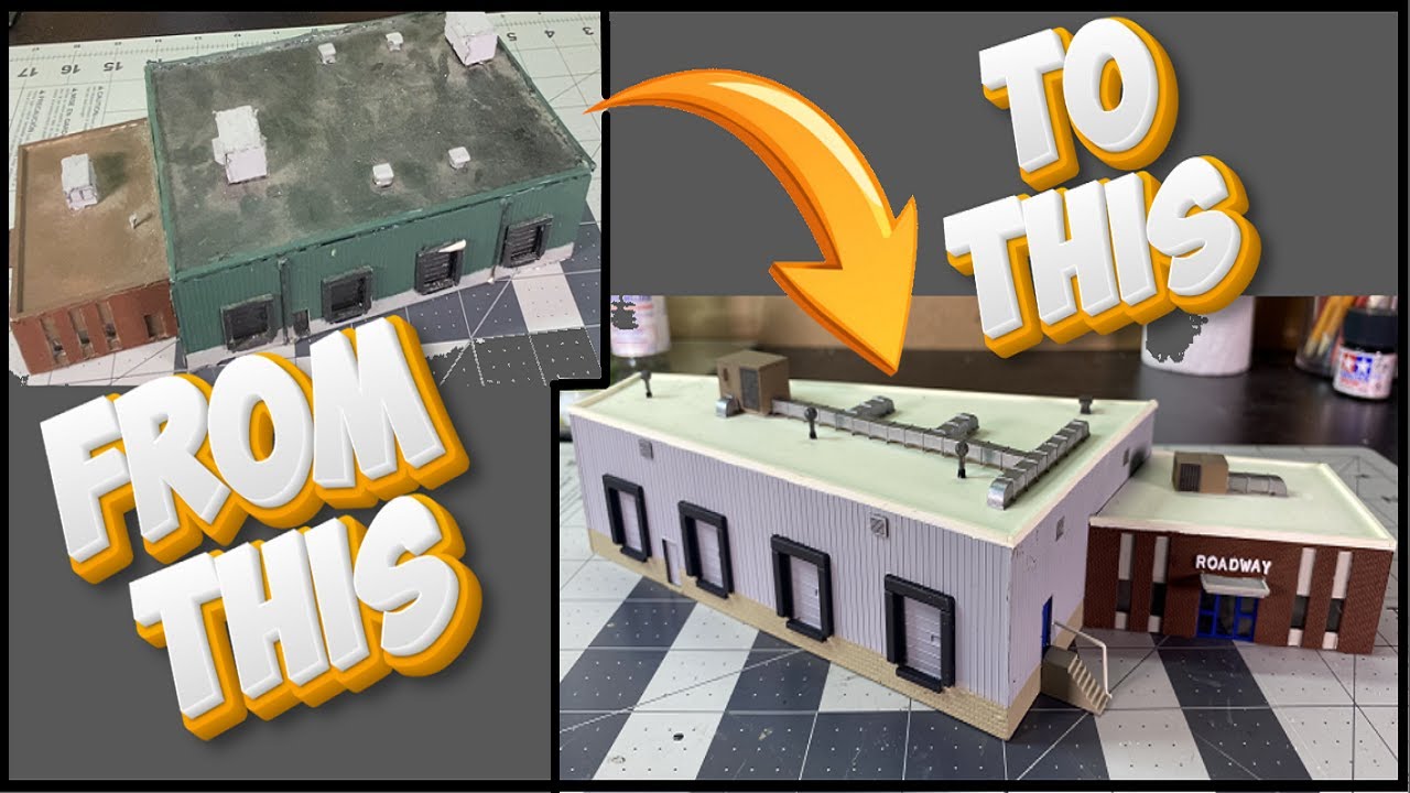 Transforming a used N scale building