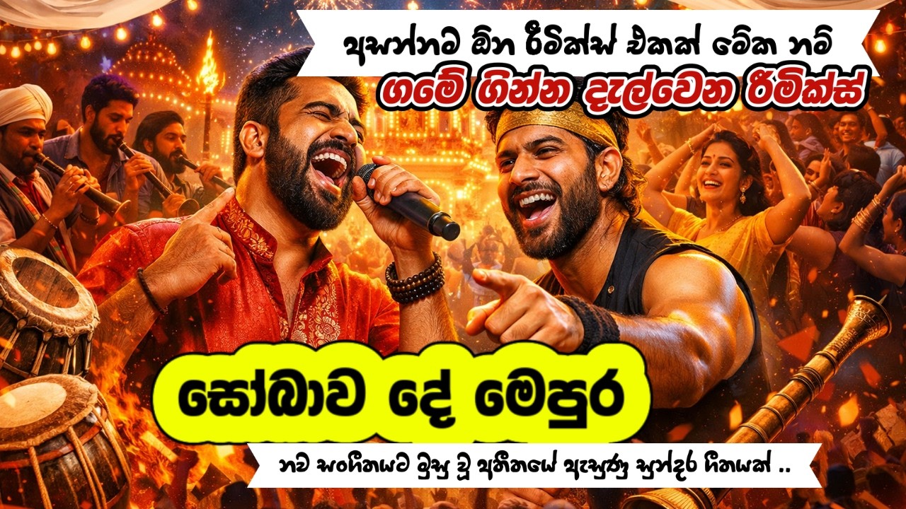 Sobawa De Mepura (සෝබාව දේ මෙපුර) | Pure Deep Folk Kuthu Remix 🔥 Sinhala Festival Dance Remix 2026