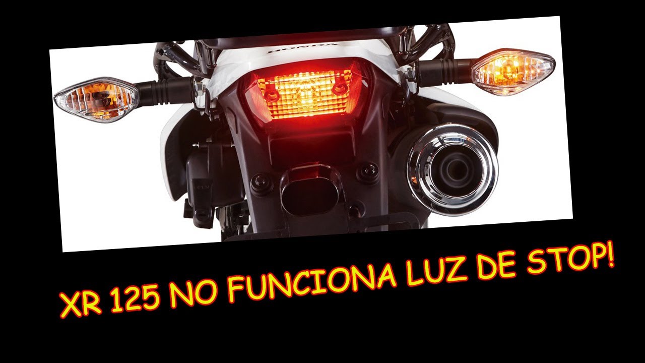 ▲Luz de Stop no enciende! XR 125 Diagnóstico y Reparación!