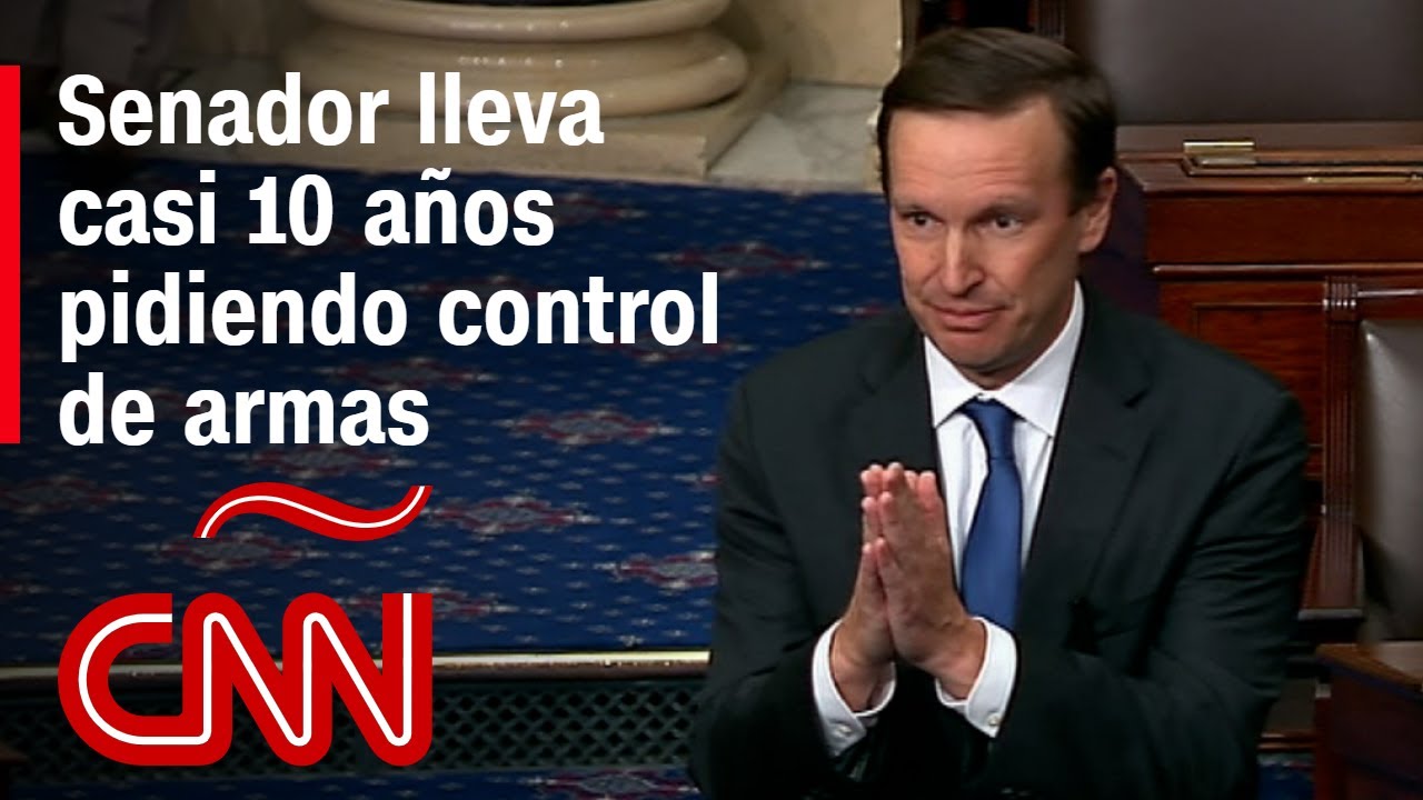 Este senador lleva casi 10 años impulsando el control de armas tras tiroteo de Sandy Hook