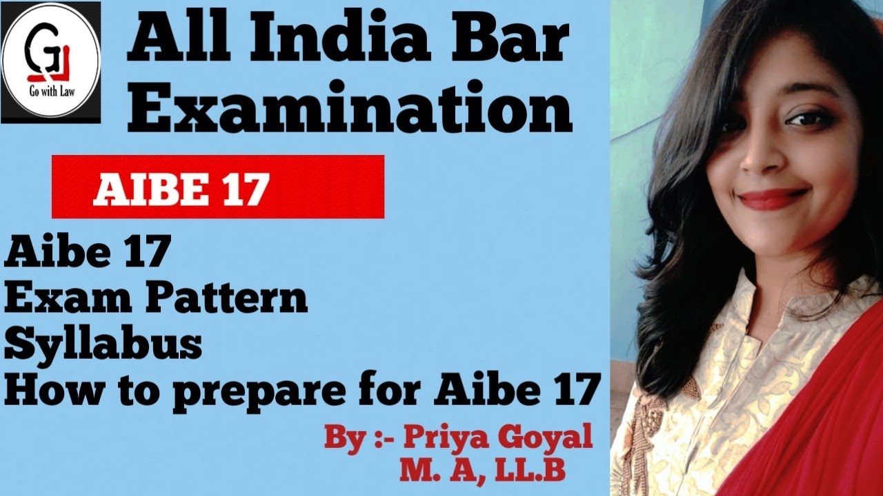 AIBE 17 !! Syllabus, How to get ready for AIBE 2022 Bar Council Exam!!