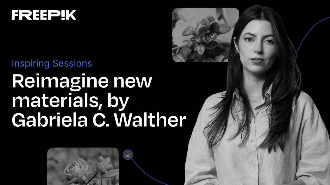 Reimagine new materials, by Gabriela C. Walther | Freepik Inspiring Sessions