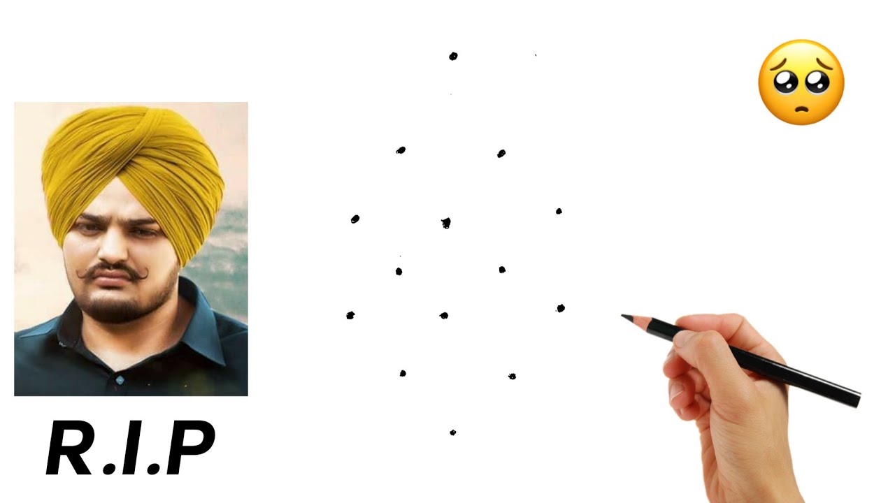 Sidhu Moose Wala Drawing // Sidhu Moose Wala RIP