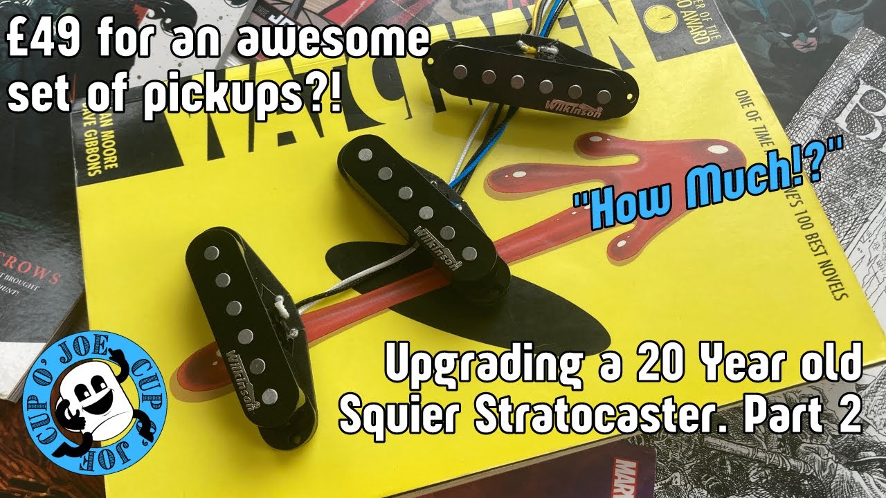 Wilkinson Stratocaster Alnico Pickups Demo - Squier Guitar Upgrade, Part 2.