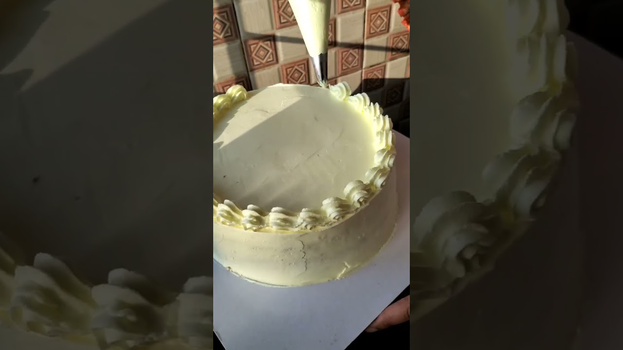 বাটারস্কচ কেক ডেকোরেশন। #video 