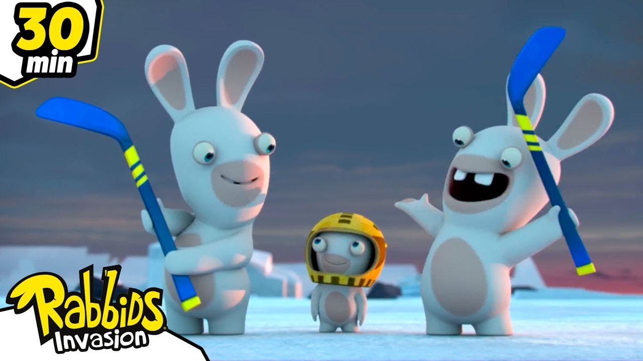 Mini Rabbid se lanza a la aventura | Rabbids La Invasión | Nueva compilación 30 Min | Cartoon