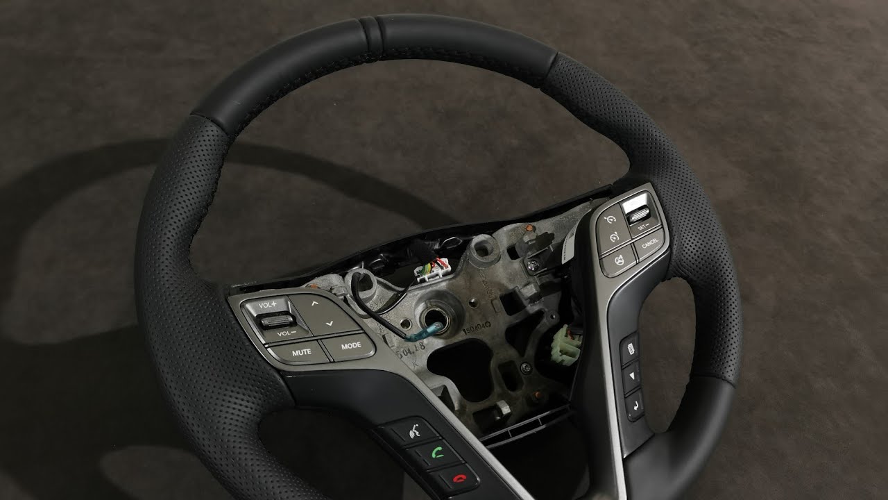 Hyundai Santa Fe steering wheel removal /demontare volan+airbag #2/2022