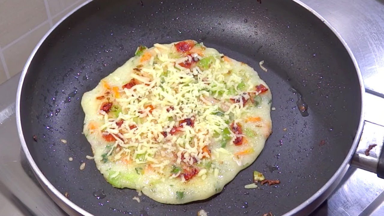 Instant Rava Uttapam Recipe | झटपट रवा उत्तपम विधि | Cheese Uttapam | Sooji Uttapam | kabitaskitchen