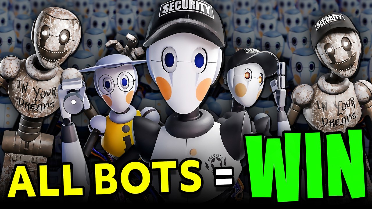 The Quest to get EVERY Staff Bot Jumpscare in Security Breach
