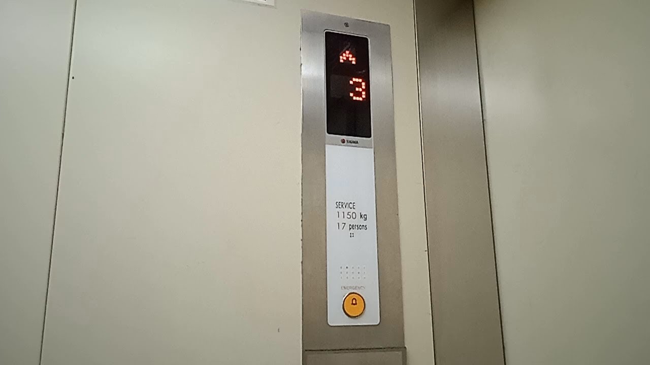 Sigma IRIS NV Traction Service Elevator at Harco Glodok, Jakarta (Lift Service 2 & 3)