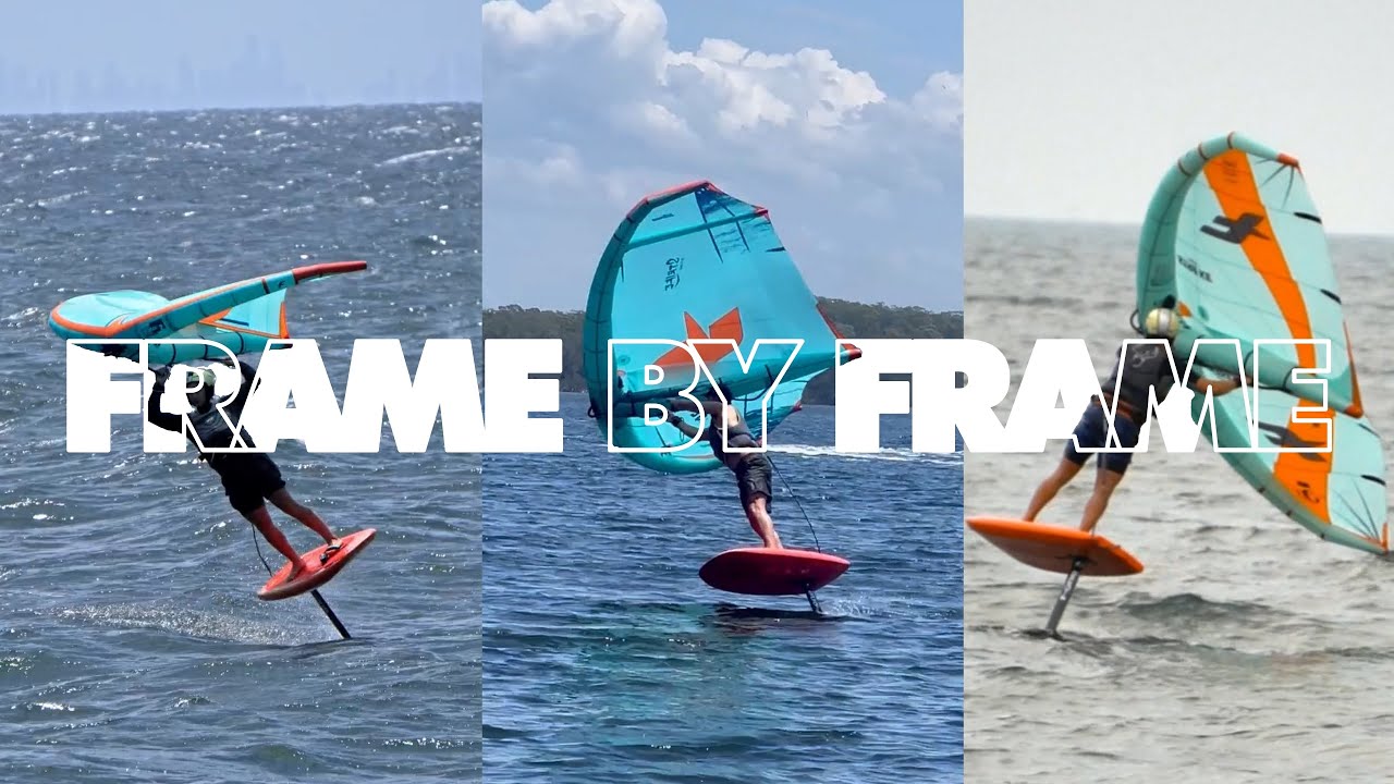 Toeside Tacking - Wing Foiling Examples