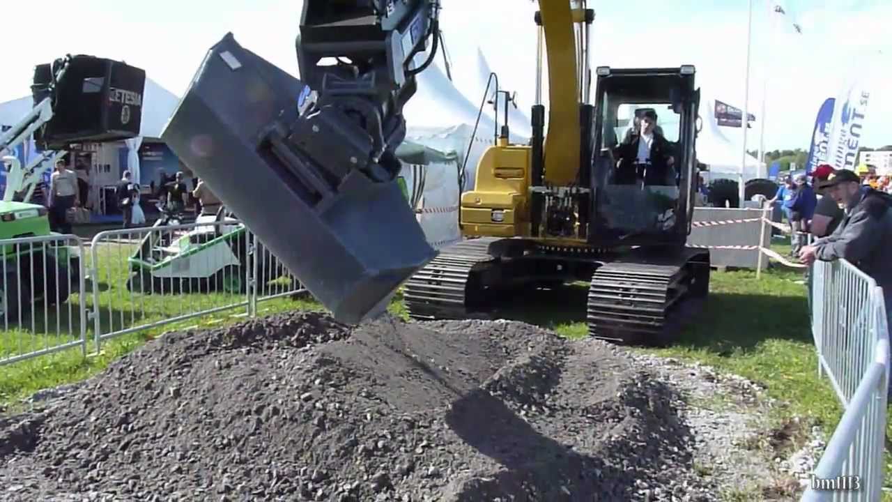 CAT 312D with SB tiltrotator Maskinexpo 2011