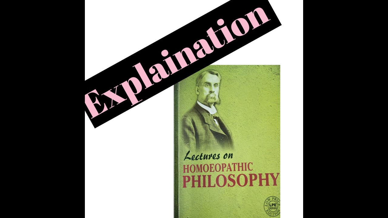 lECTURES ON Homoepathic PHILOSOPHY || Dr. Kent || Dr Samina Khan