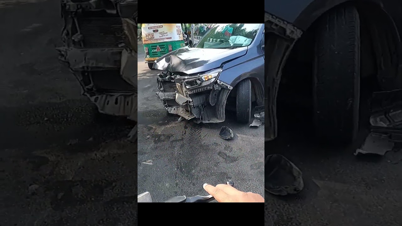 Shalimar Bagh,delhi road car accident #shorts #caraccident #accidentnews #viral
