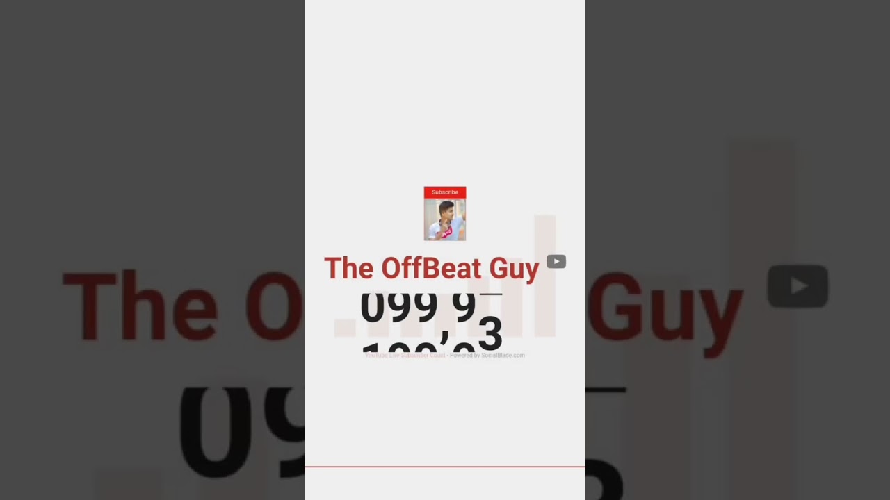 3 Years  Story Of My Life || @TheOffBeatGuy