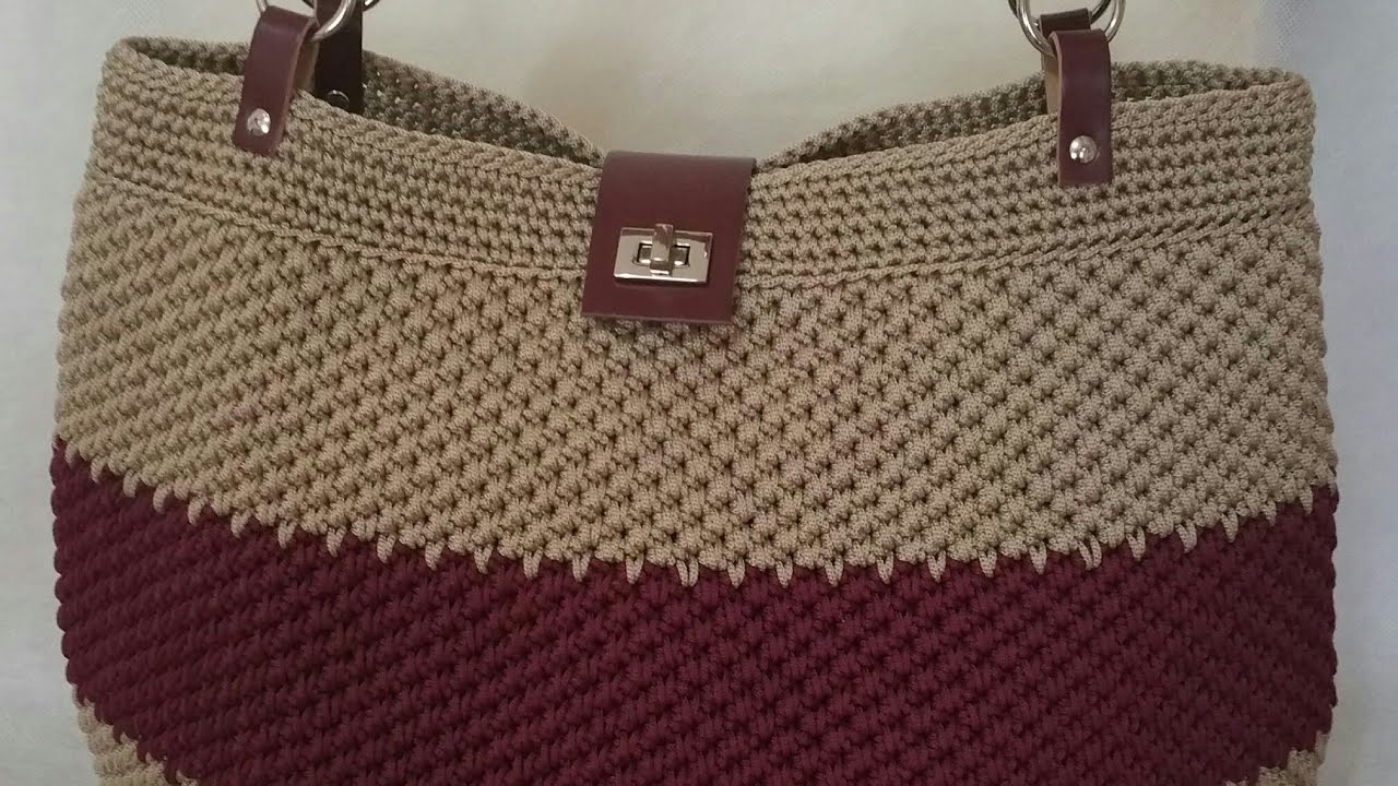 #rosaparlato #borsauncinetto Borsa Uncinetto 