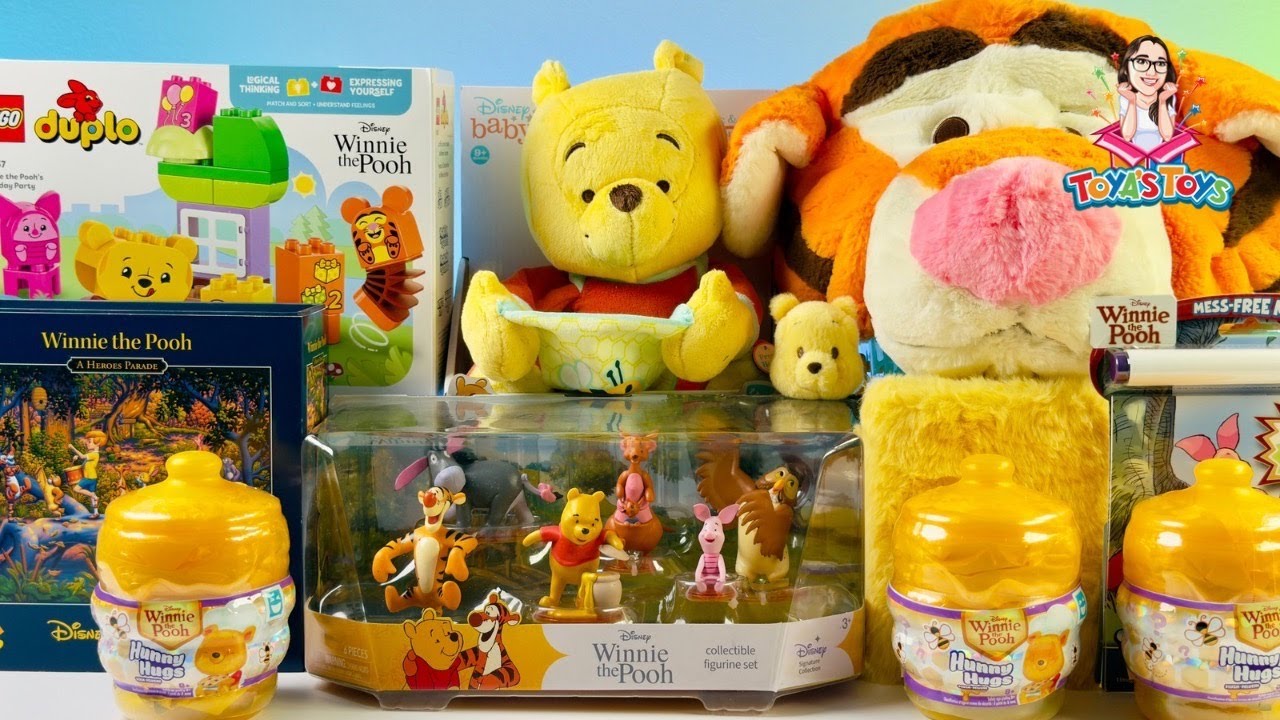 Unboxing and Review of Disney Winnie the Pooh Toys Collection