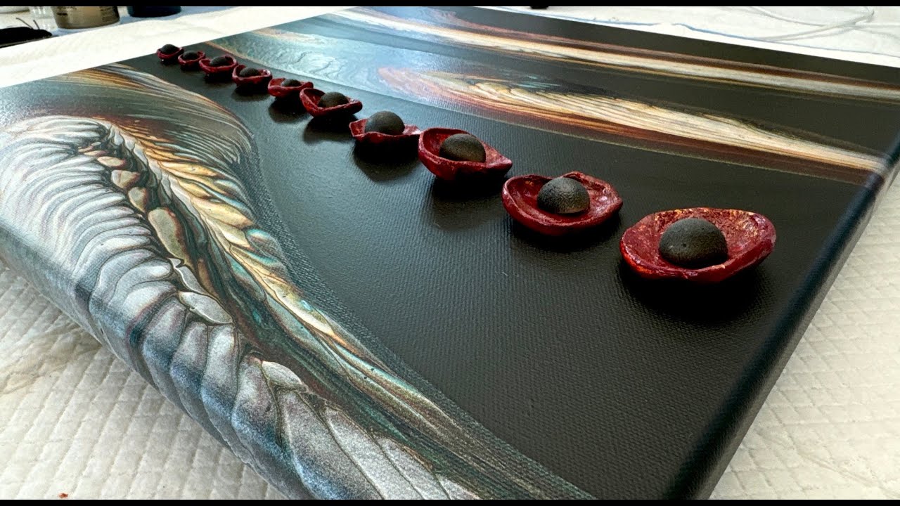 Join Me And A wonderful Group Of Peeps  Acrylic Pour Painting, Flow Art, Fluid Art Technique,
