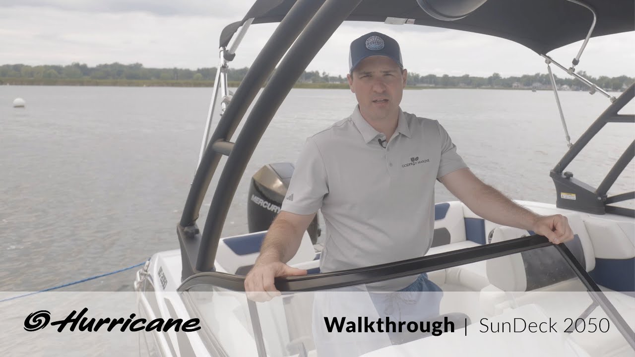 Hurricane Boats | NEW SunDeck 2050 Walkthrough