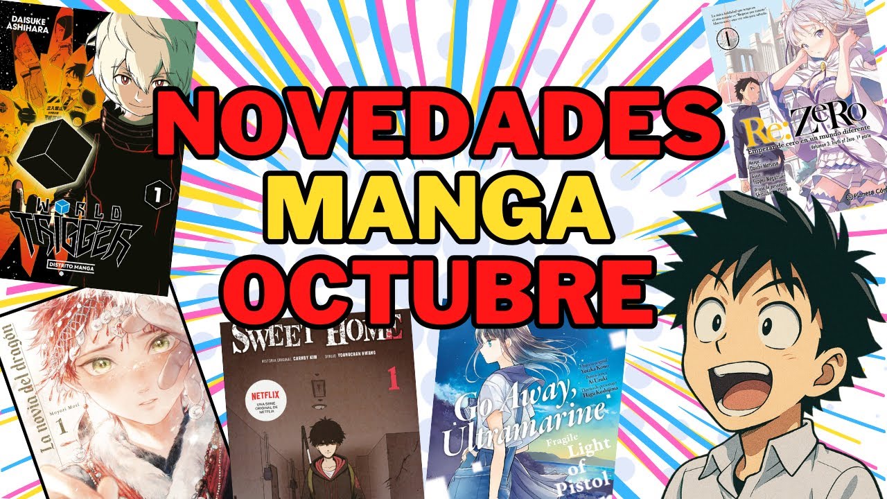 📚 Novedades Manga OCTUBRE 2025 | &iexcl;Todos los lanzamientos en Espa&ntilde;a!