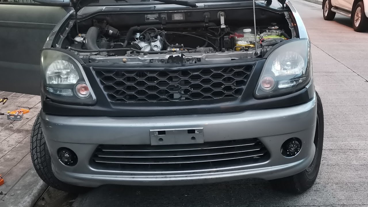 How to install fog light Mitsubishi Adventure