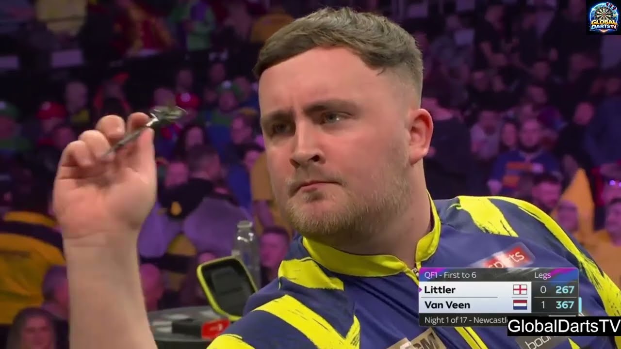 Luke Littler vs Gian van Veen 2026 BetMGM Premier League Night 1 QF