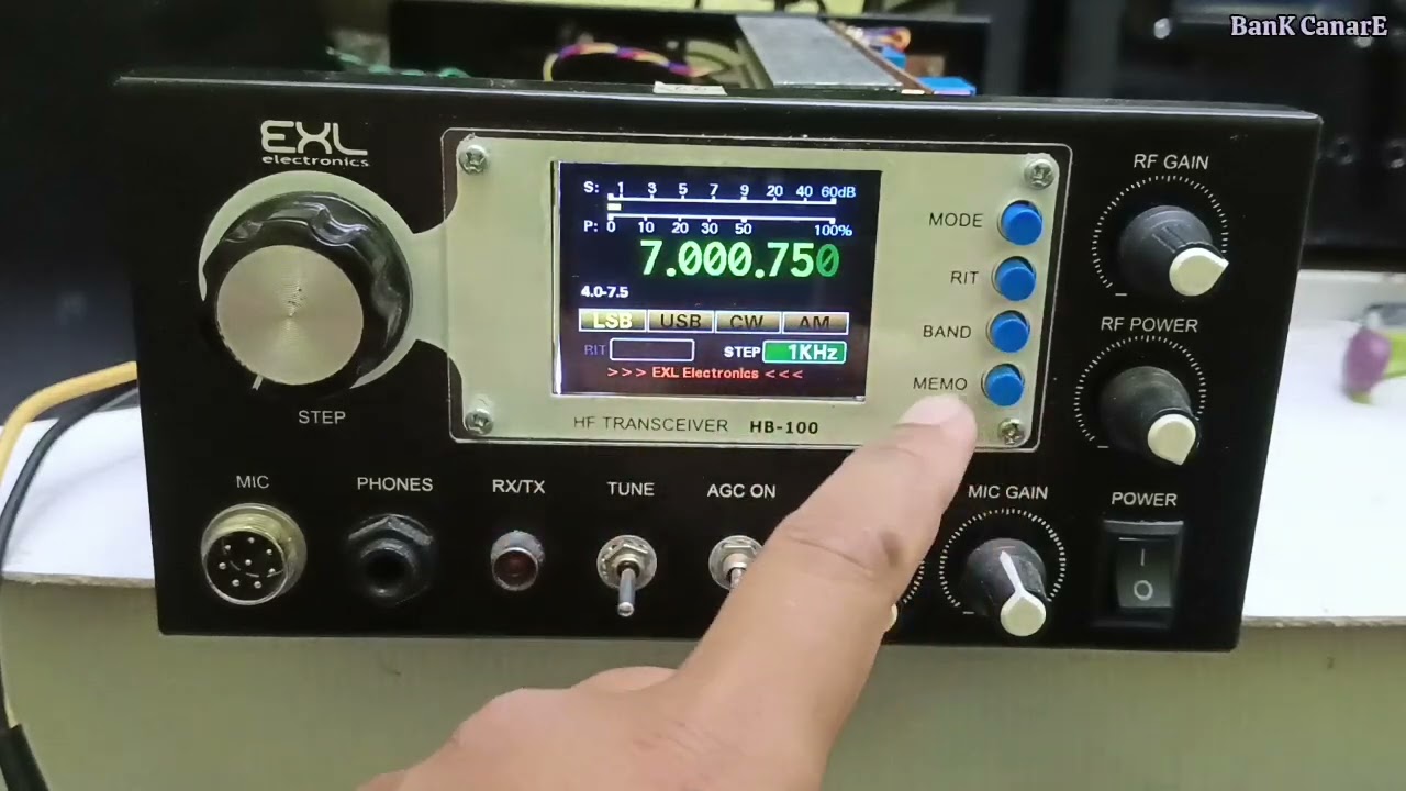 Test HF Transciever HB-100 Habis di Service