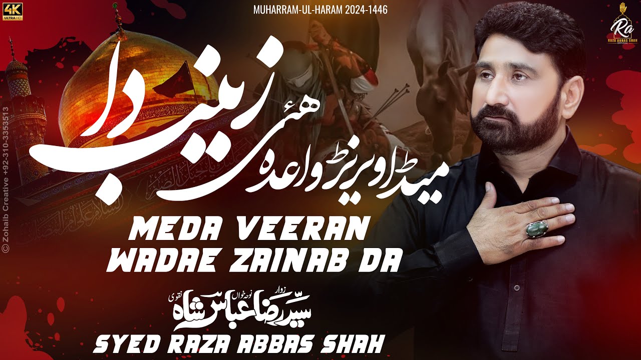 Meda Veeran Wadae Zainab Da | Syed Raza Abbas Shah | New Nohay 2024/1446 | Muharram Nohay 2024