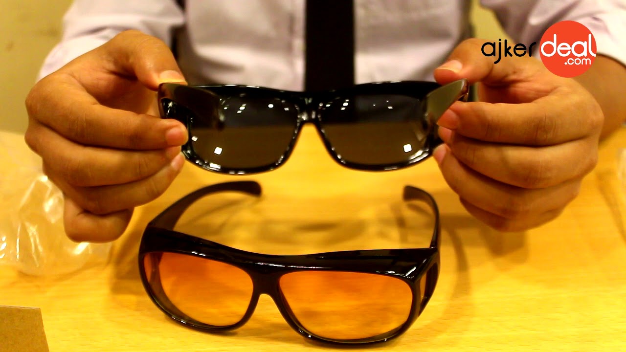HD Vision Sunglasses BD || Night Vision Sunglasses || Ajkerdeal Product Unboxing 2018