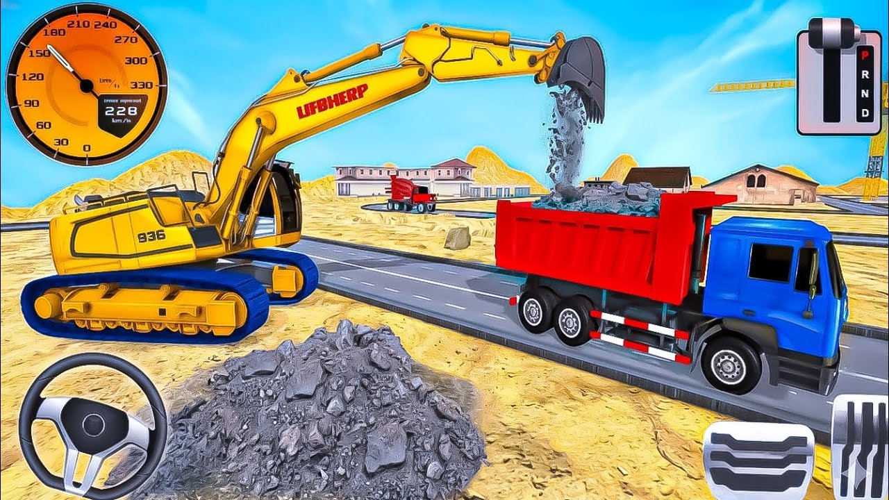 City Road Construction Simulator 2026: Heavy JCB Gameplay 🏗️