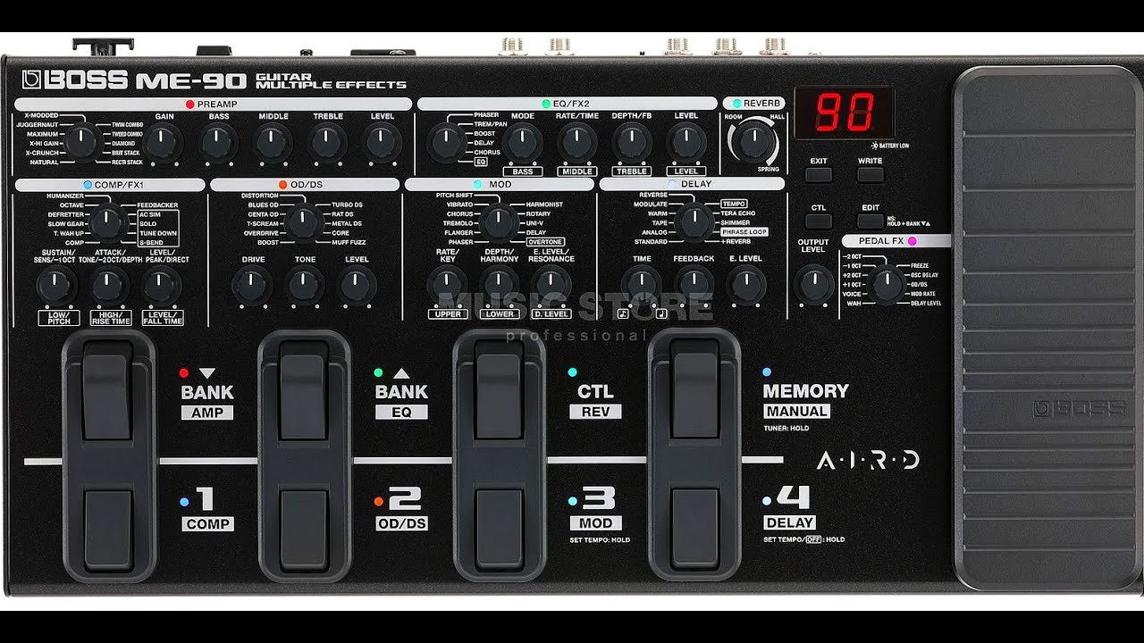 Boss ME 90  Lead Tones  ( Drive Tones )