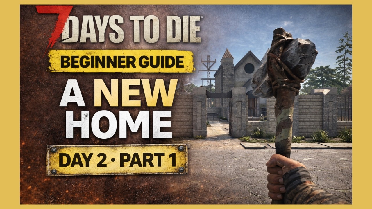 A New Home | Day 2 Part 1 | 7 Days to Die Beginner’s Guide