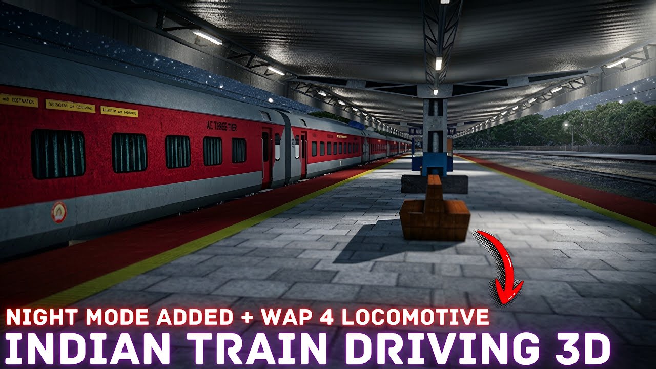 Вышло новое публичное обновление для Indian Train Driving 3D 🔥 | Добавлен новый WAP 4 🙌 | Добавле...