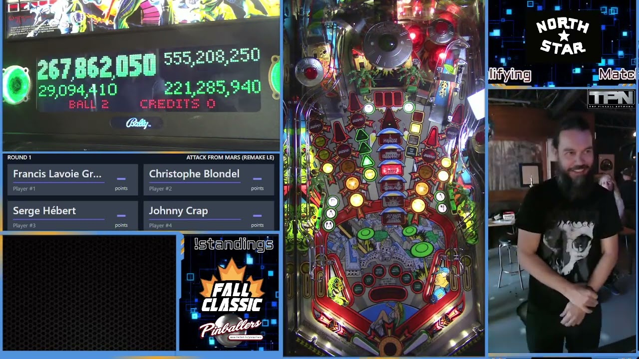 North Star Pinball Fall Classic IFPA Matchplay tournament Pt.1(Qualifying and playoffs)