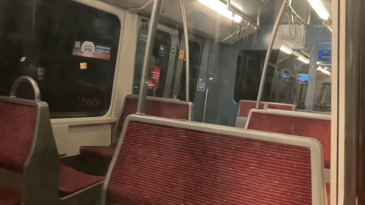 Führerstandsmitfahrt mit der Baureihe DT4 U1 von Ahrensburg West bis Ahrensburg Ost 