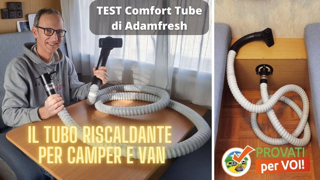 Il tubo riscaldante Comfort Tube di Adamfresh, per riscaldare tetti a soffietto van, mansarde camper