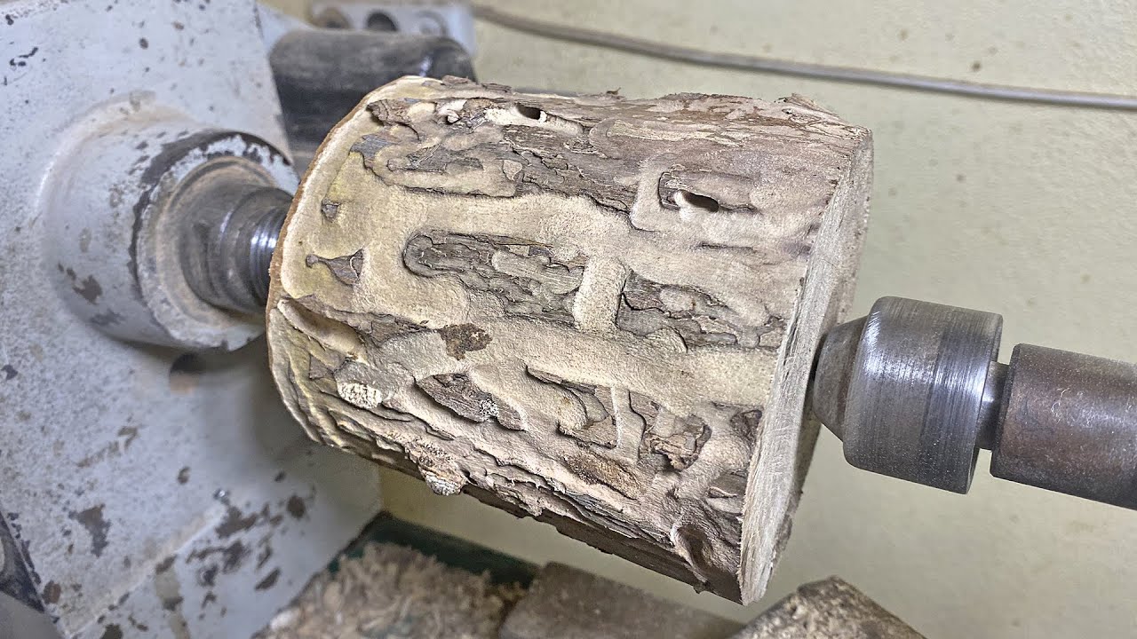 Woodturning - The cheese log