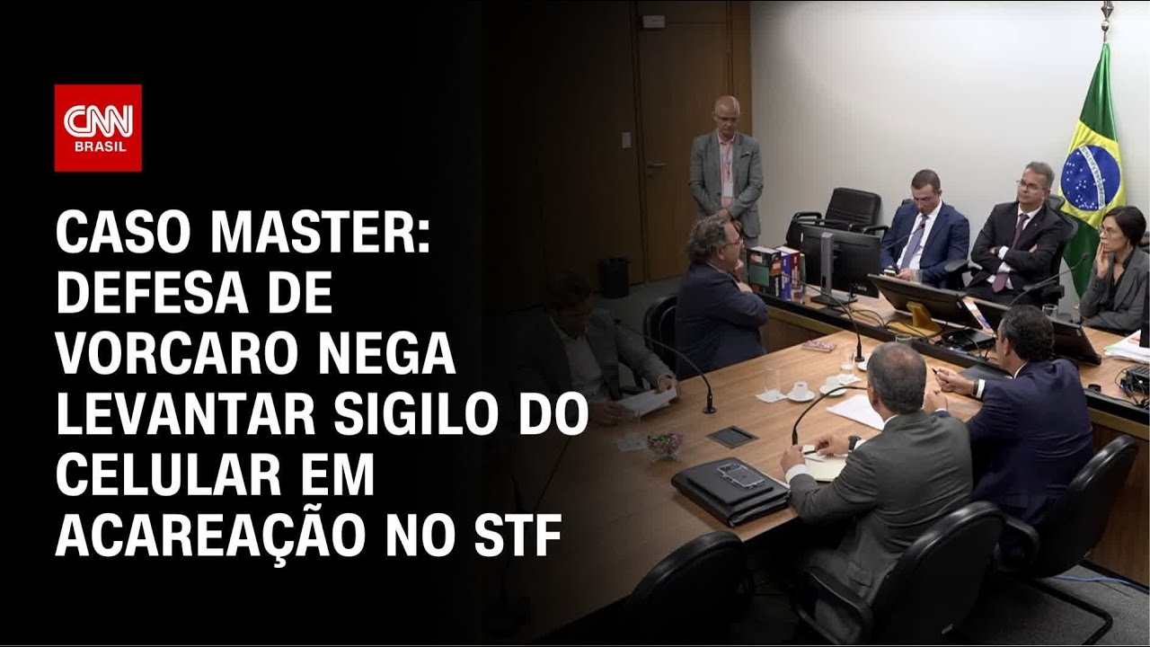 Caso Master: Defesa de Vorcaro nega acesso a celular em acarea&ccedil;&atilde;o | CNN PRIME TIME