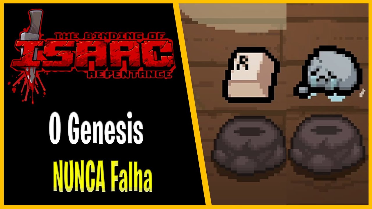 SORTE ABSURDA!(O Genesis NUNCA FALHA) - Do 0 ao Dead God  - #42 - The Binding of Isaac Repentance